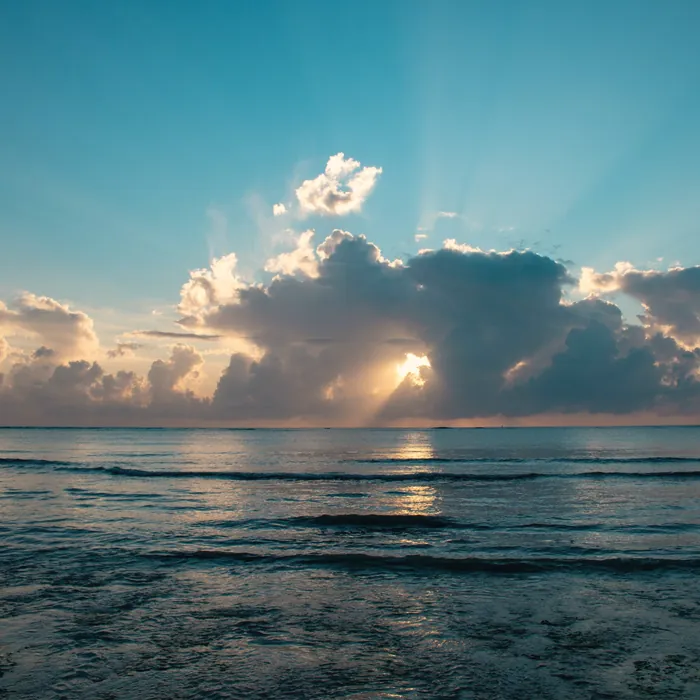 Sunrise over the Indian Ocean
